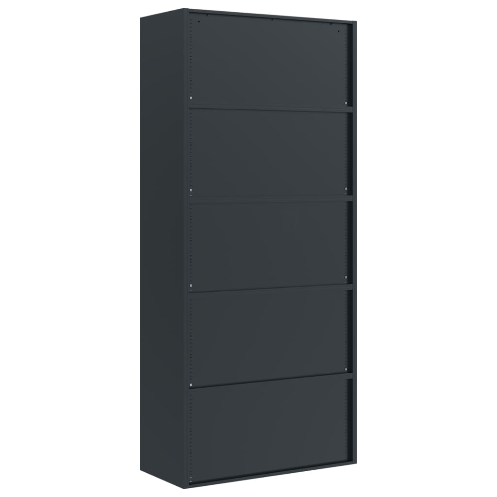 vidaXL File Cabinet Anthracite 90x40x200 cm Steel