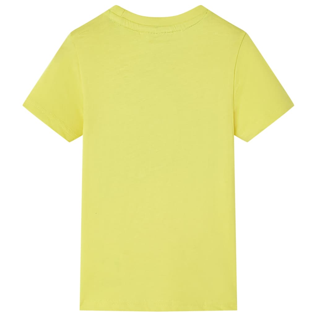 Kids' T-shirt with Short Sleeves Yellow 116