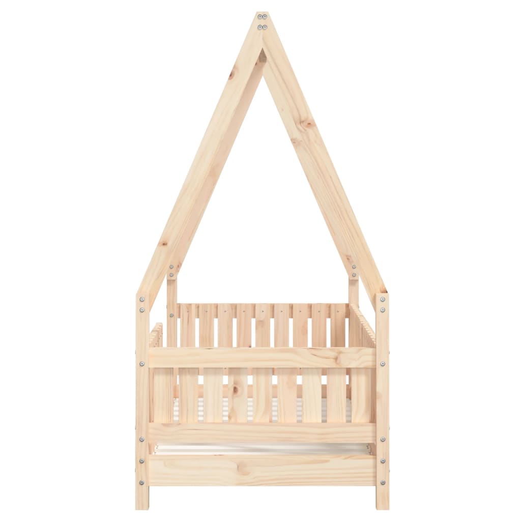 vidaXL Kids Bed Frame 70x140 cm Solid Wood Pine