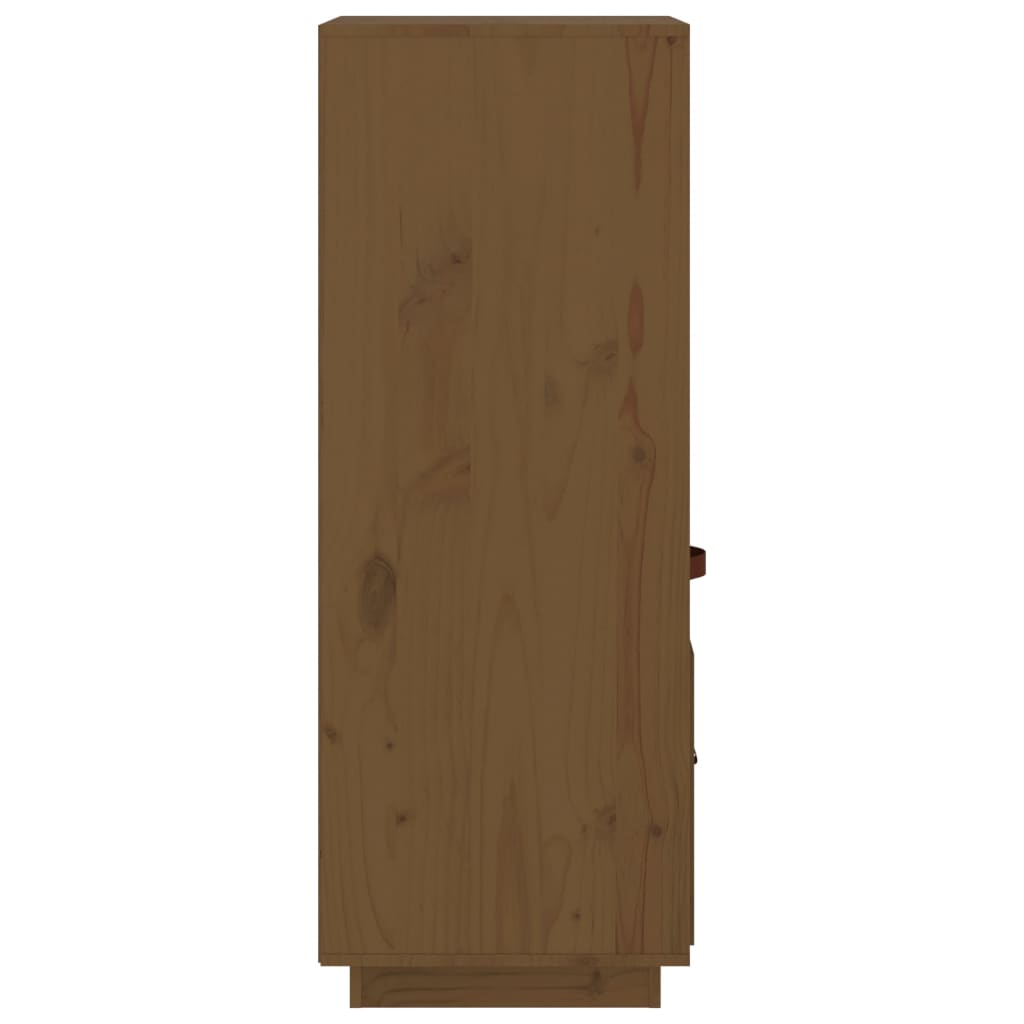 vidaXL Highboard Honey Brown 34x40x108,5 cm Solid Wood Pine