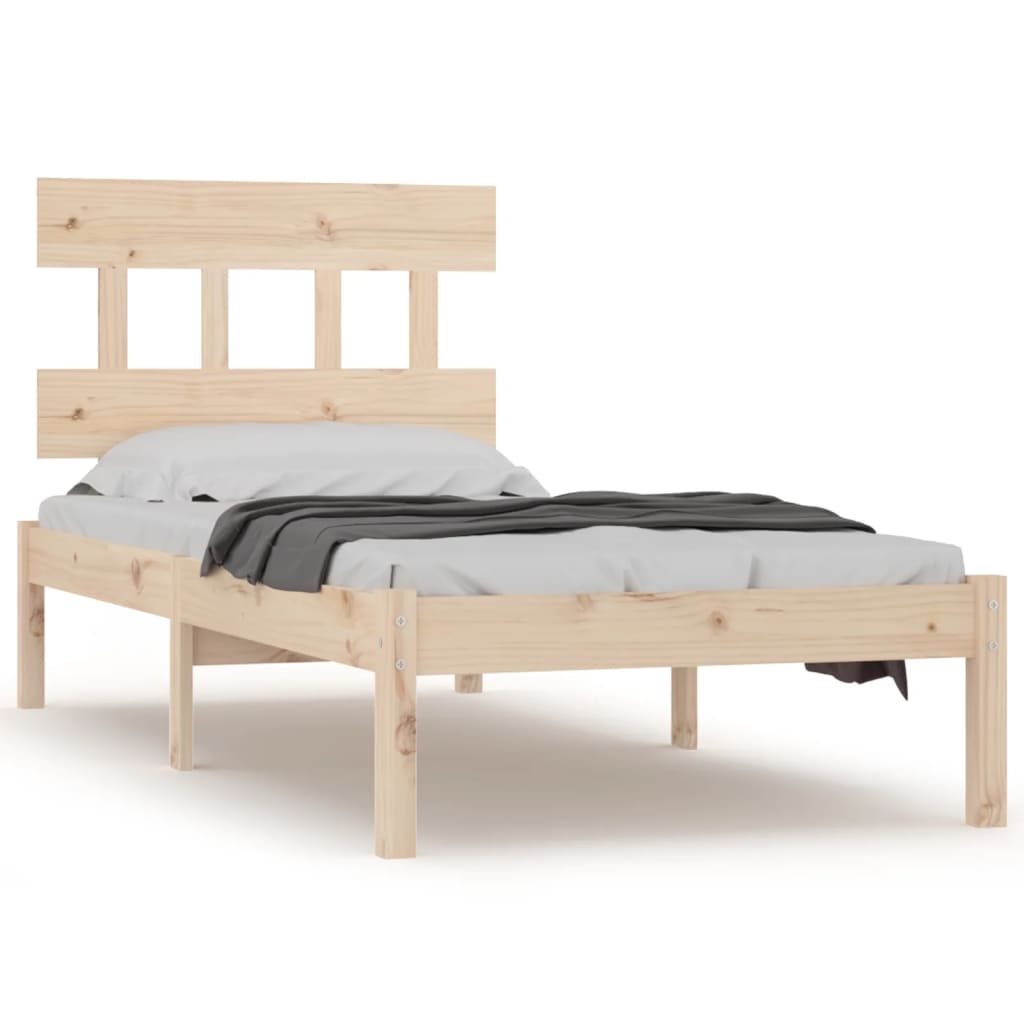 vidaXL Bed Frame without Mattress 100x200 cm Solid Wood