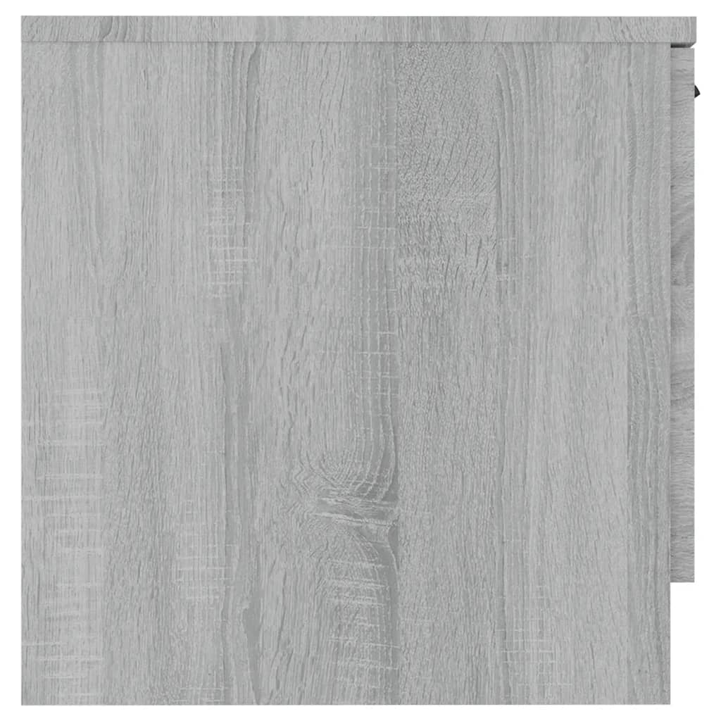 vidaXL Bedside Cabinet Grey Sonoma 40x39x40 cm