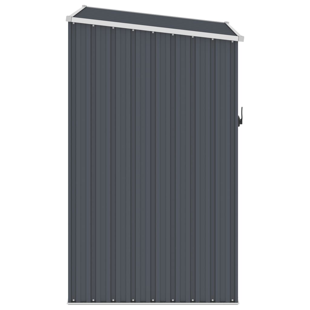 vidaXL Garden Shed Anthracite 87x98x159 cm Galvanised Steel