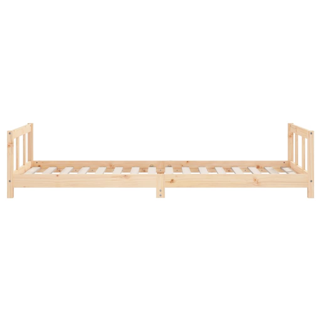 vidaXL Kids Bed Frame 90x200 cm Solid Wood Pine