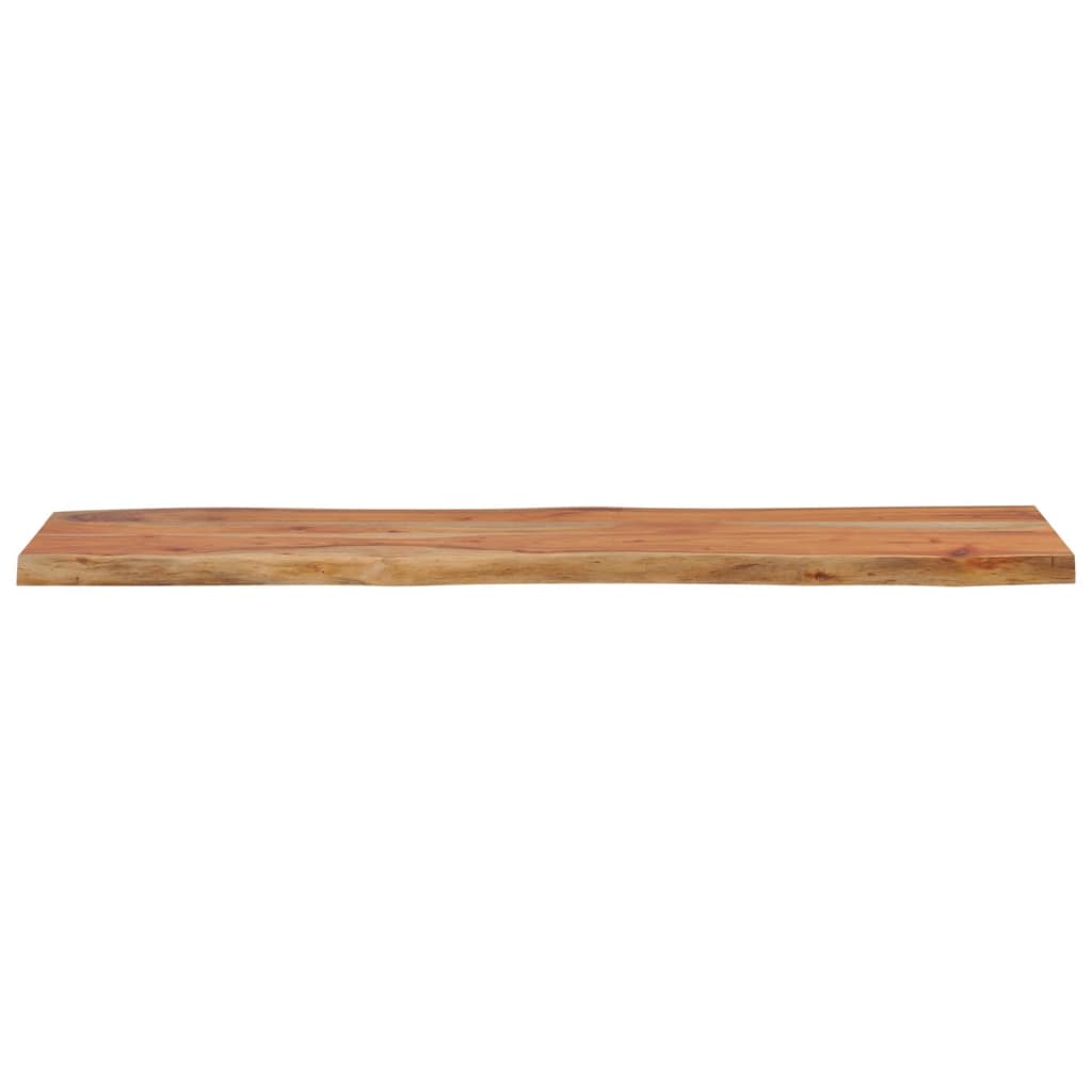 vidaXL Table Top 120x40x2.5 cm Rectangular Solid Wood Acacia Live Edge