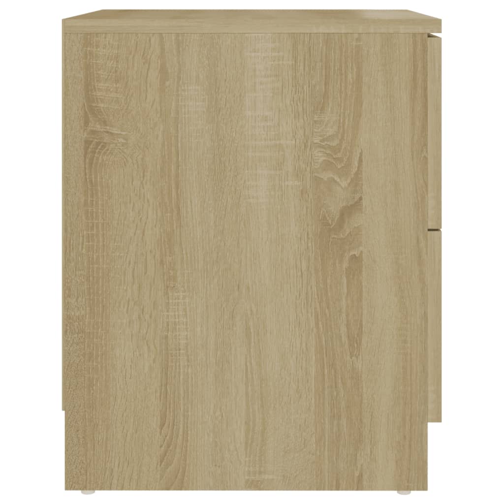 vidaXL Bedside Cabinets 2 pcs Sonoma Oak 40x40x50 cm Engineered Wood