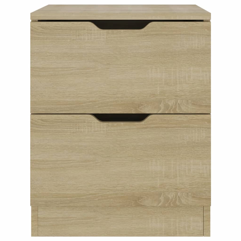 vidaXL Bedside Cabinets 2 pcs Sonoma Oak 40x40x50 cm Engineered Wood