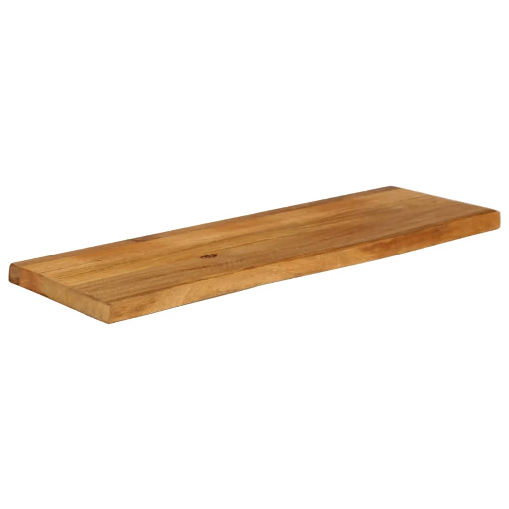 vidaXL Table Top Live Edge 110x30x2.5 cm Solid Wood Mango