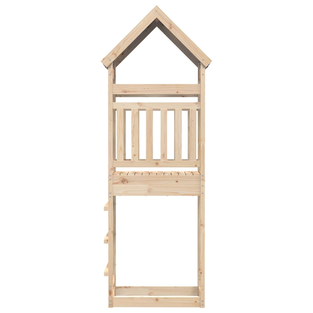 vidaXL Play Tower 85x52.5x265 cm Solid Wood Pine