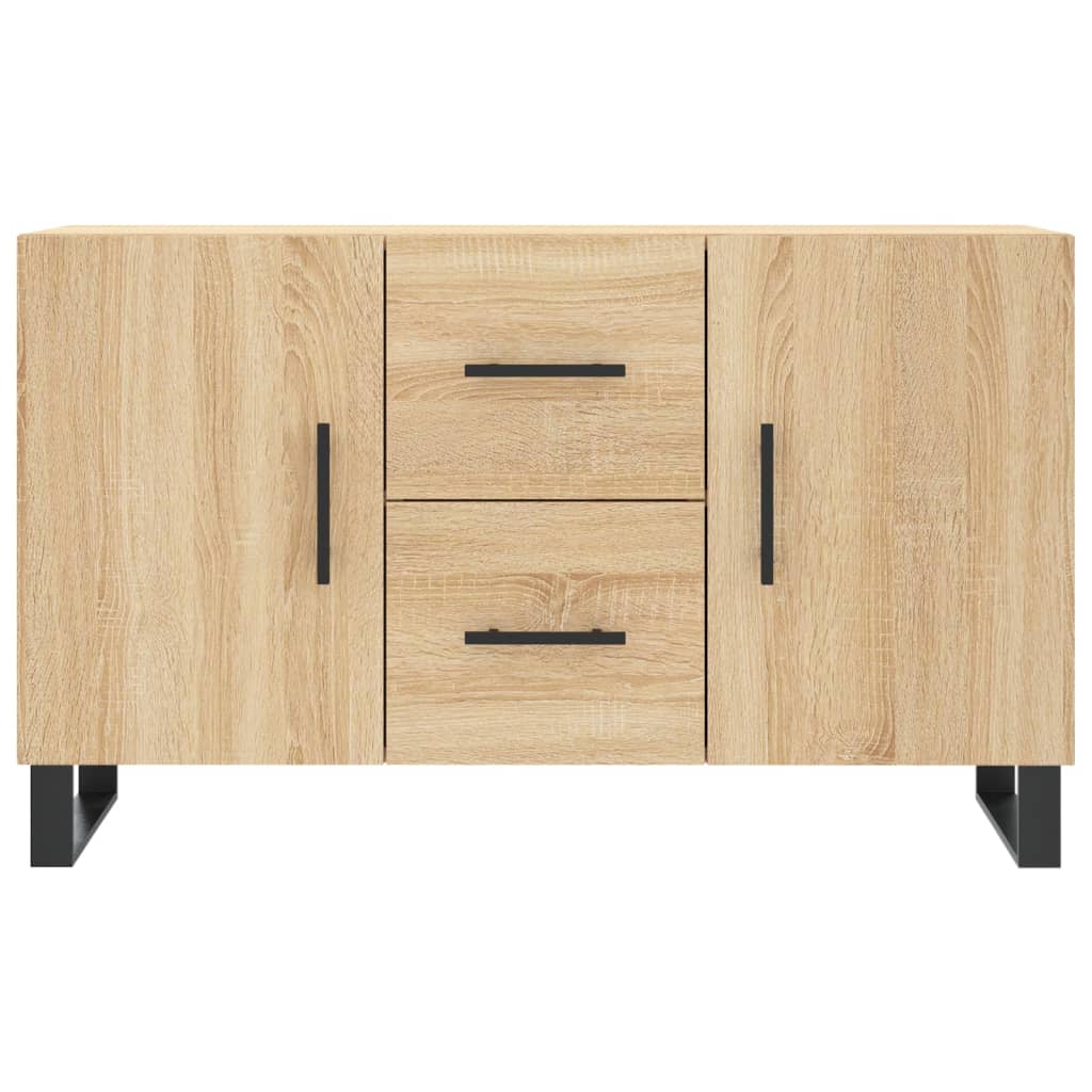 vidaXL Sideboard Sonoma Oak 100x36x60 cm Engineered Wood