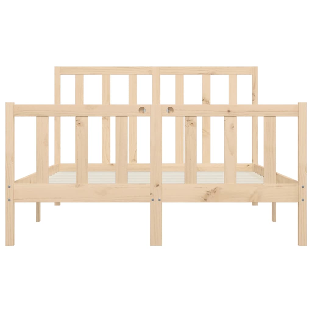 vidaXL Bed Frame without Mattress 160x200 cm Solid Wood