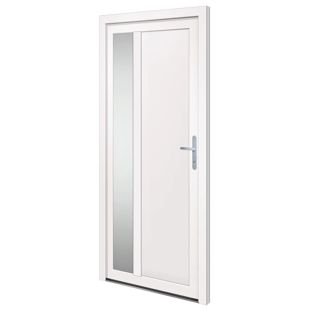 vidaXL Front Door White 98x208 cm PVC