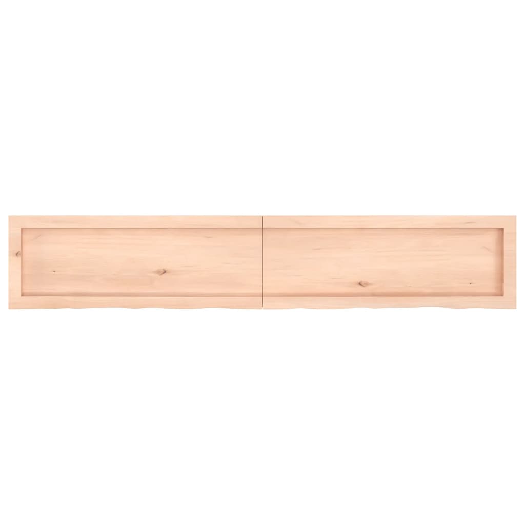 vidaXL Bathroom Countertop 160x30x(2-6) cm Untreated Solid Wood