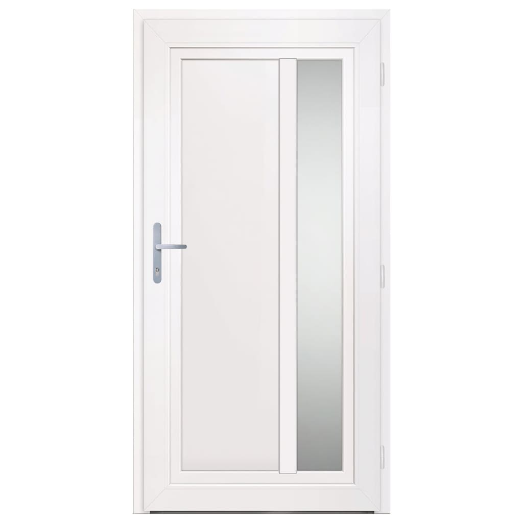 vidaXL Front Door Anthracite 98x200 cm PVC