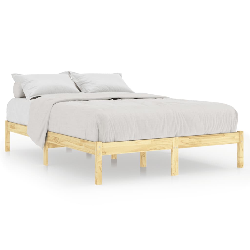 vidaXL Bed Frame without Mattress Solid Wood 160x200 cm