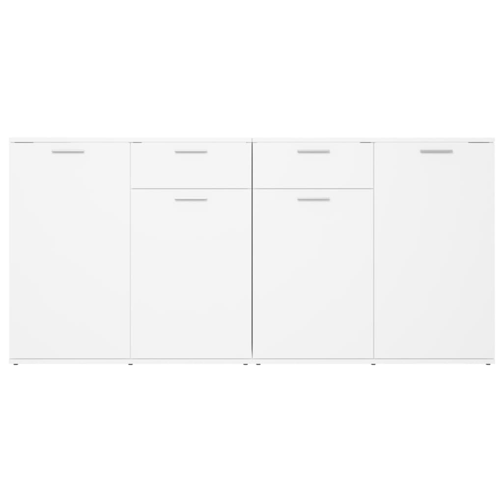 vidaXL Sideboard White 160x36x75 cm Engineered Wood