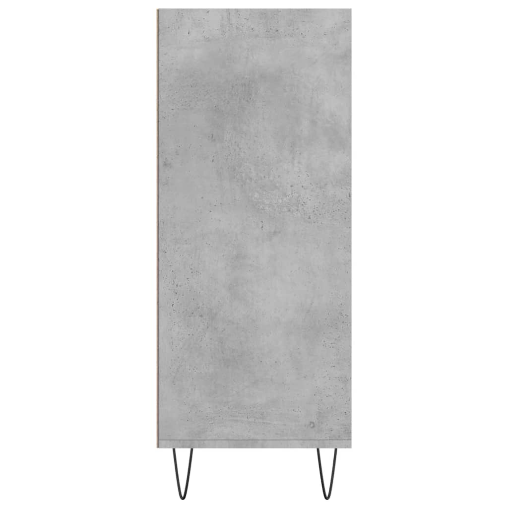 vidaXL Highboard Concrete Grey 57x35x90 cm Engineered Wood