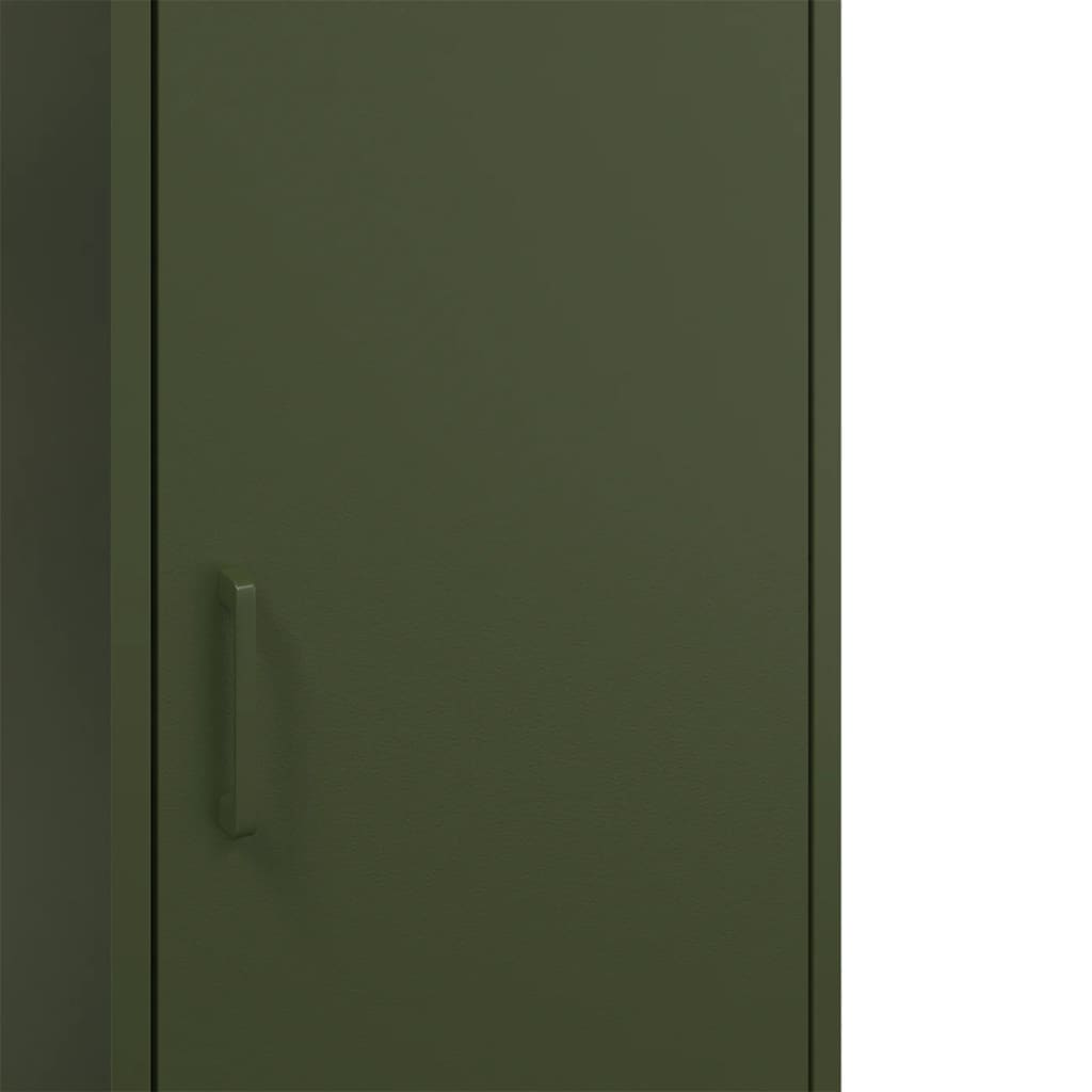 vidaXL Highboard Olive Green 36x39x113 cm Steel