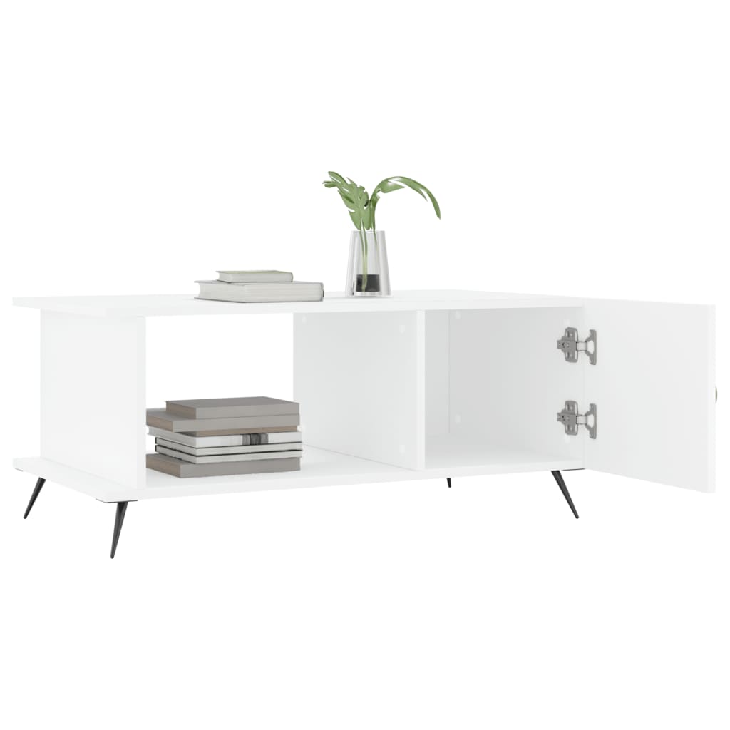 vidaXL Coffee Table White 90x50x40 cm Engineered Wood