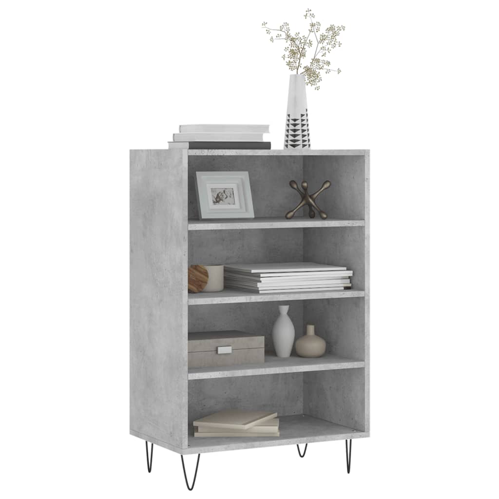 vidaXL Highboard Concrete Grey 57x35x90 cm Engineered Wood