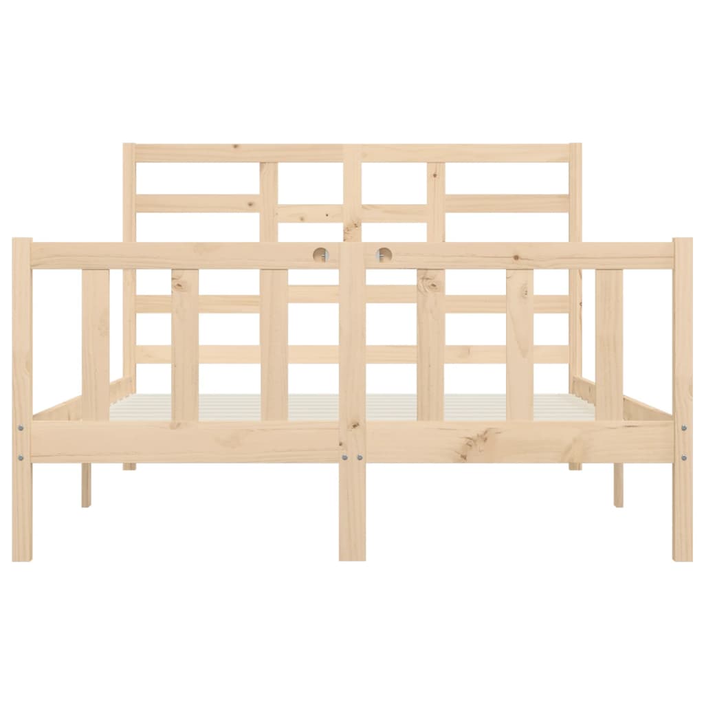 vidaXL Bed Frame without Mattress 120x200 cm Solid Wood Pine