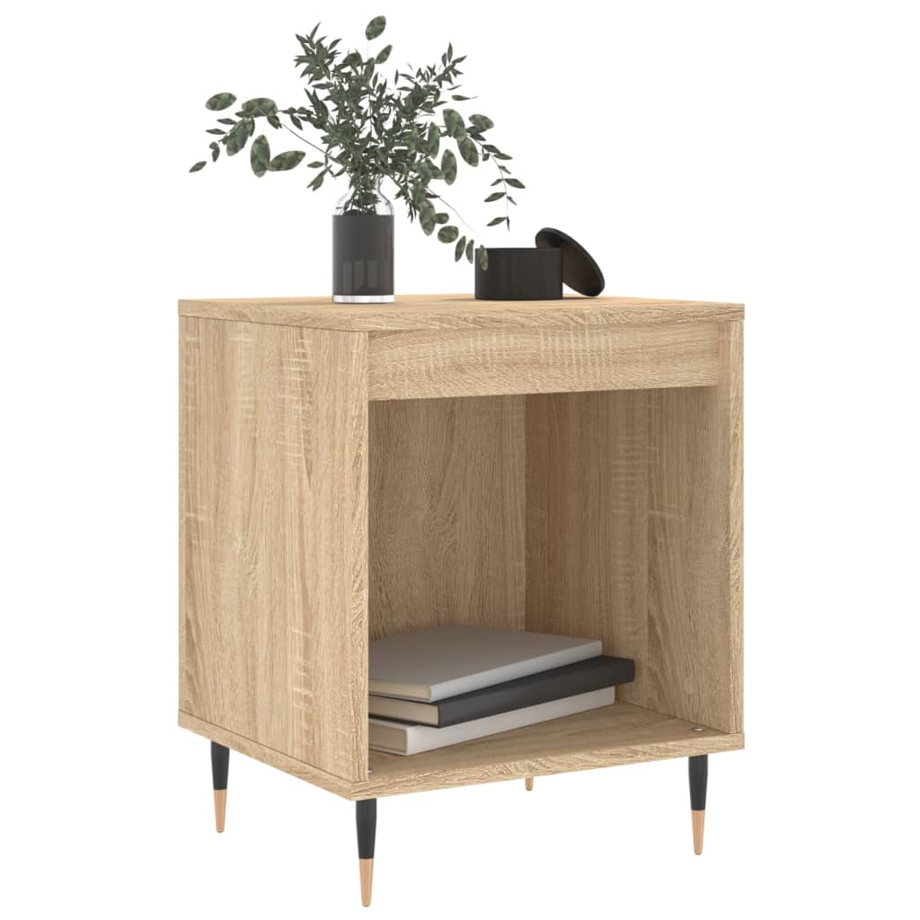 vidaXL Bedside Cabinet Sonoma Oak 40x35x50 cm Engineered Wood