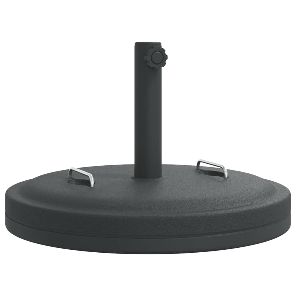 vidaXL Parasol Base with Handles for Ø38 / 48 mm Poles 25 kg Round