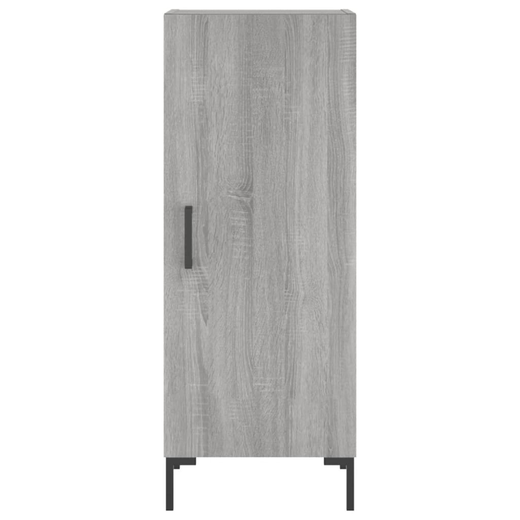 vidaXL Highboard Grey Sonoma 34.5x34x180 cm Engineered Wood