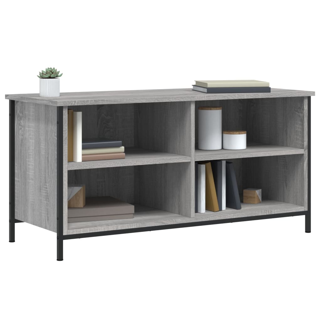 vidaXL TV Cabinet Grey Sonoma 100x40x50 cm Engineered Wood