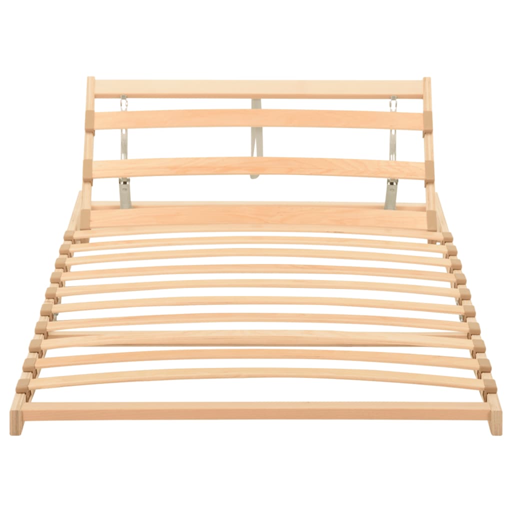 vidaXL Slatted Bed without Mattress Base Adjustable Head 80x200 cm