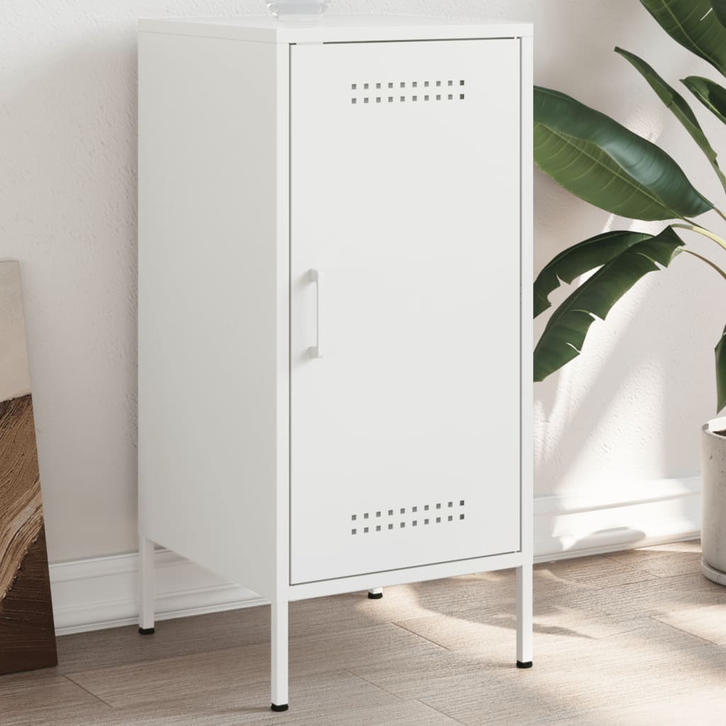 vidaXL Sideboard White 36x39x79 cm Steel