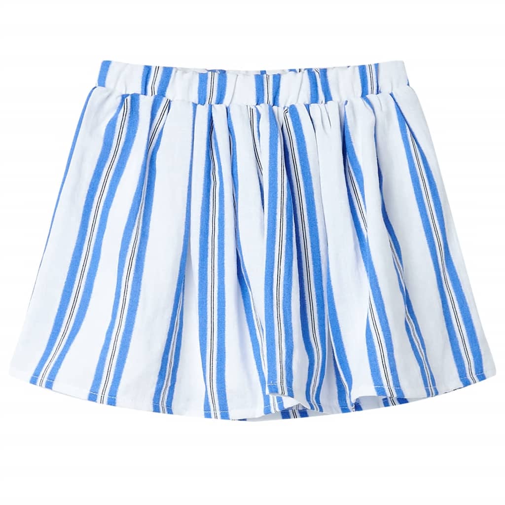 Kids' Skirt Cobalt Blue and White 128