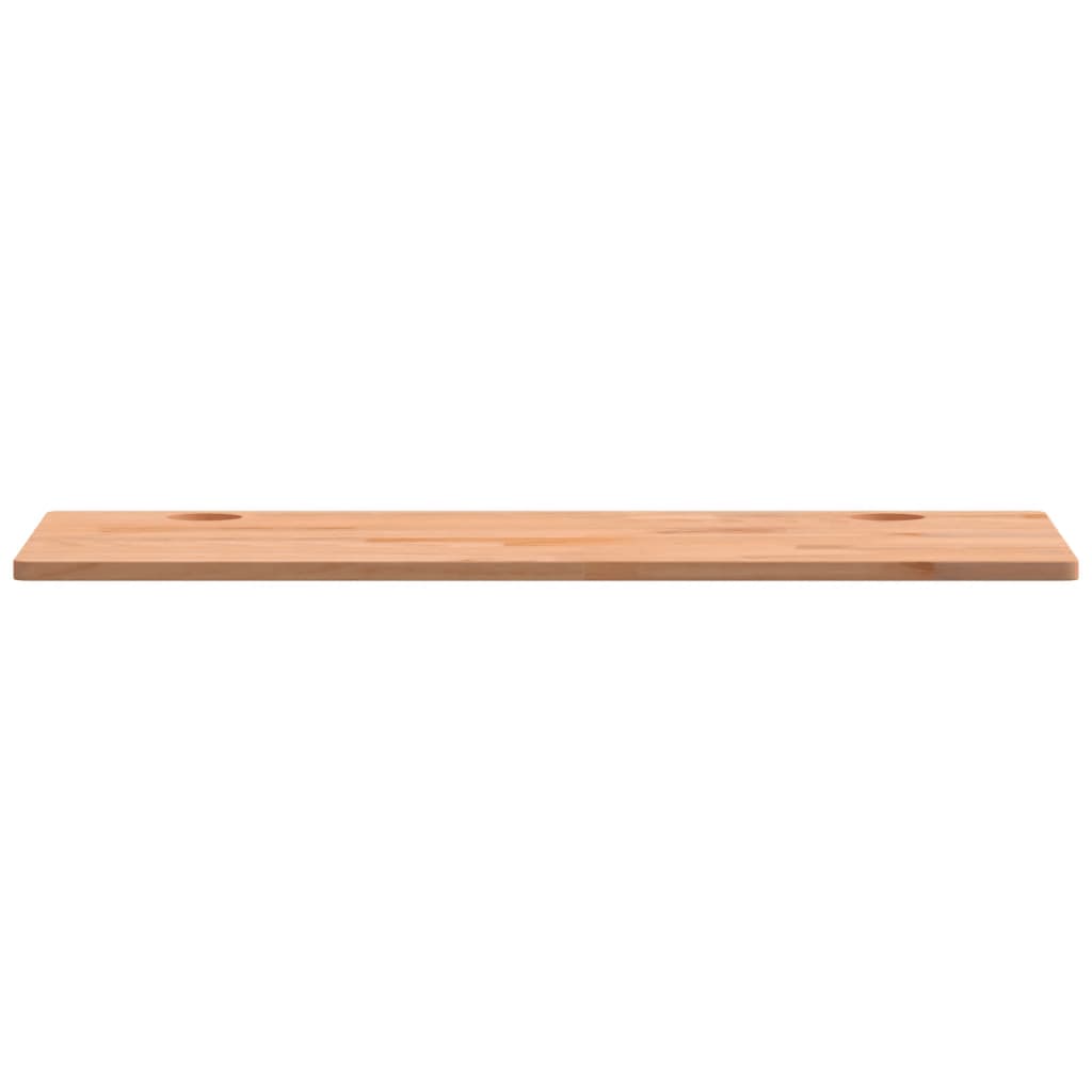 vidaXL Desk Top 80x40x1.5 cm Solid Wood Beech