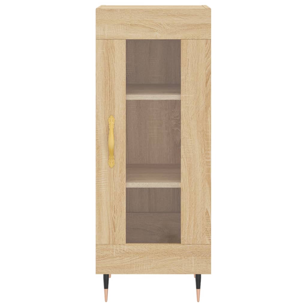 vidaXL Highboard Sonoma Oak 34.5x34x180 cm Engineered Wood