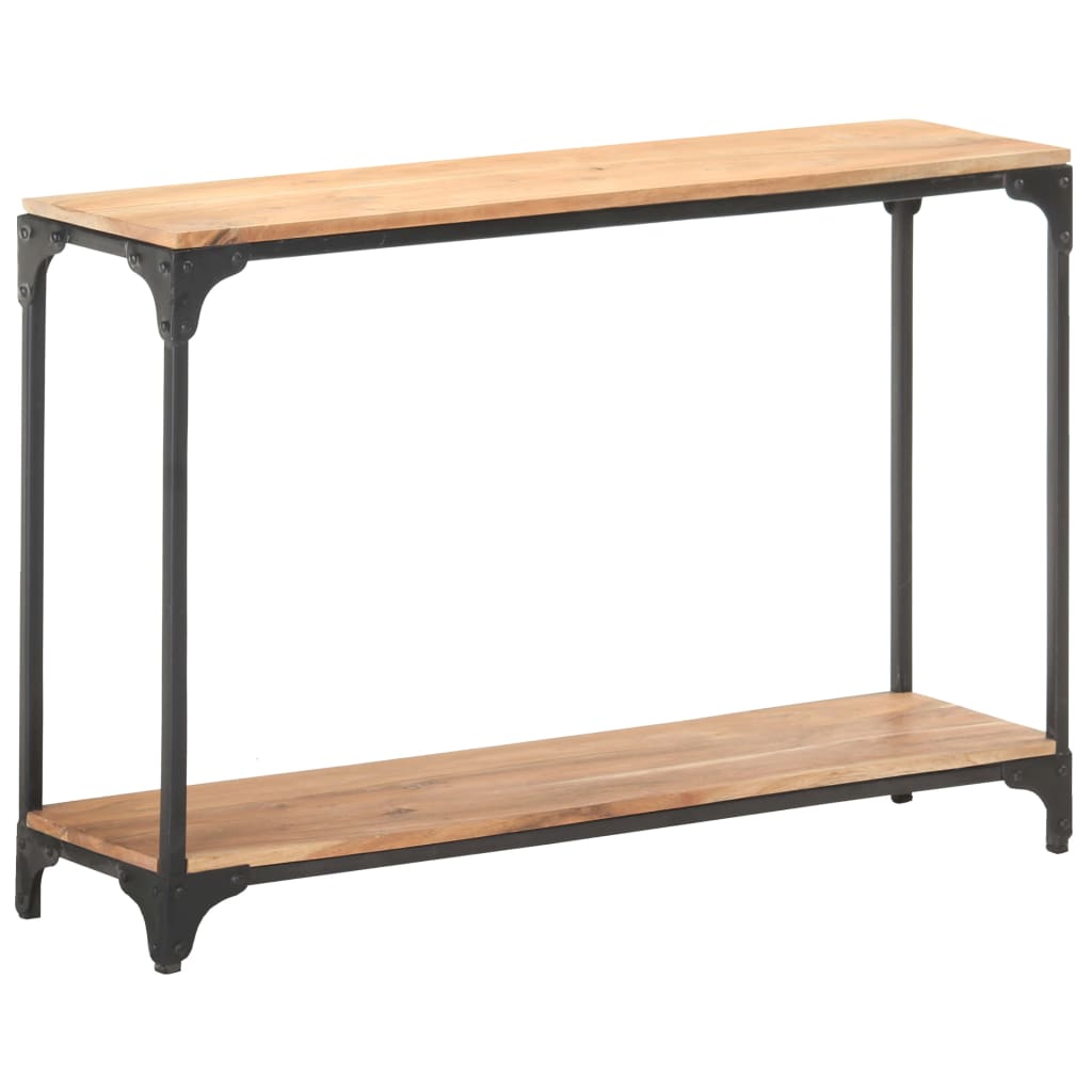 vidaXL Console Table 110x30x75 cm Solid Acacia Wood