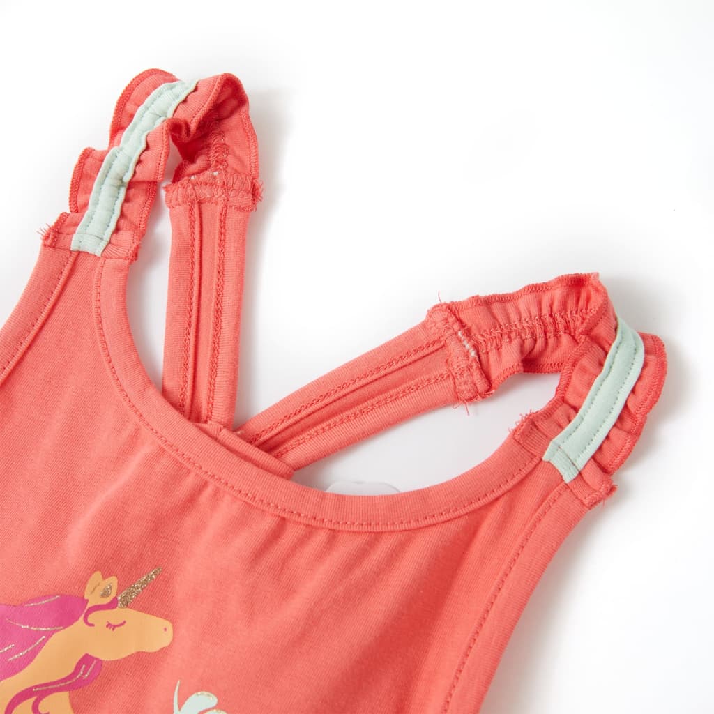 Kids' Tank Top Coral 140