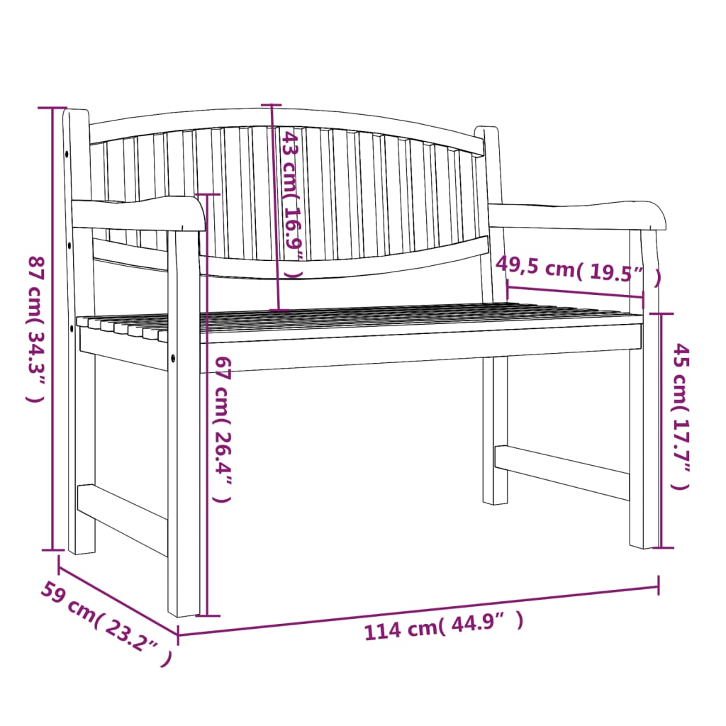 vidaXL 4 Piece Garden Dining Set Solid Wood Teak