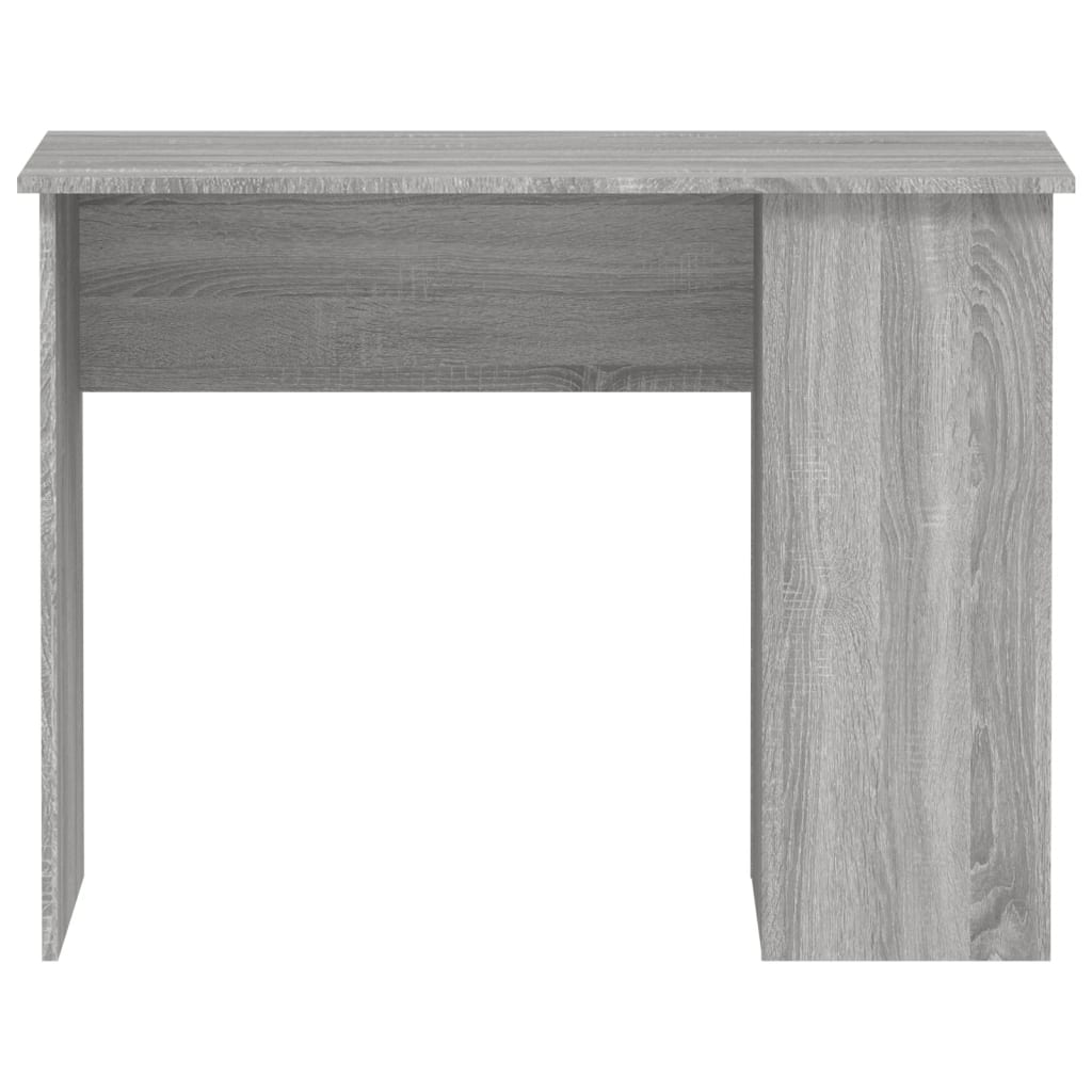 vidaXL Desk Grey Sonoma 100x55x75 cm Engineered Wood