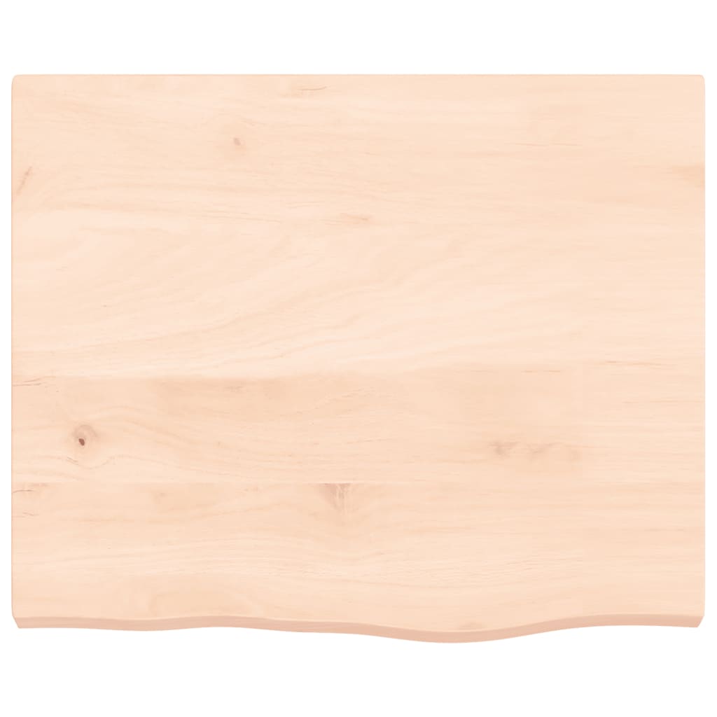 vidaXL Bathroom Countertop 60x50x(2-4) cm Untreated Solid Wood