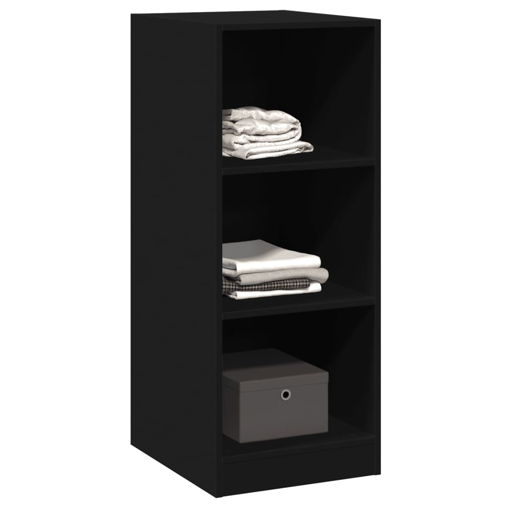 vidaXL Wardrobe Black 48x41x102 cm Engineered Wood