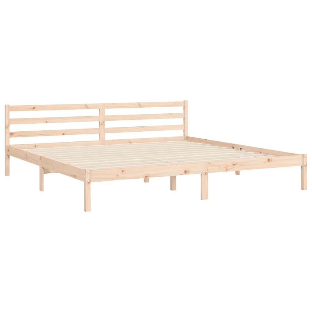 vidaXL Bed Frame without Mattress 200x200 cm Solid Wood