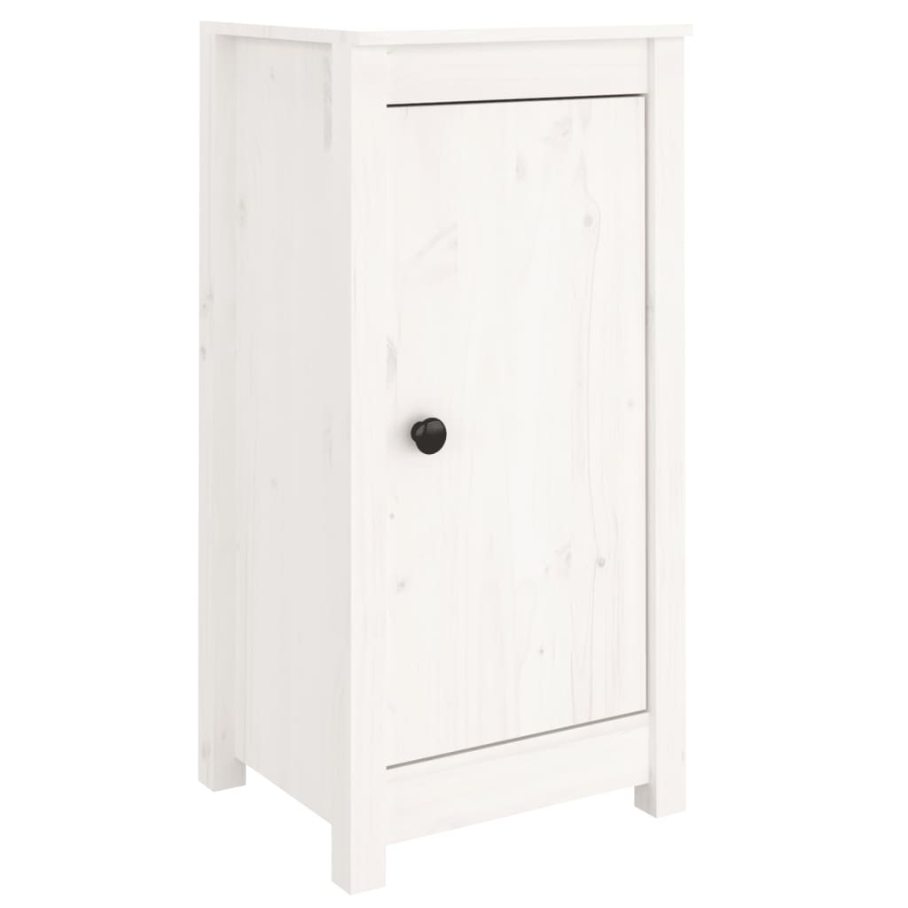 vidaXL Sideboards 2 pcs White 39x35x80 cm Solid Wood Pine