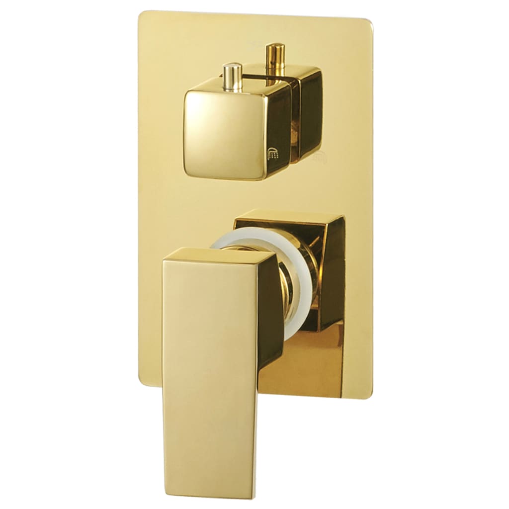 vidaXL Shower System Stainless Steel 201 Gold