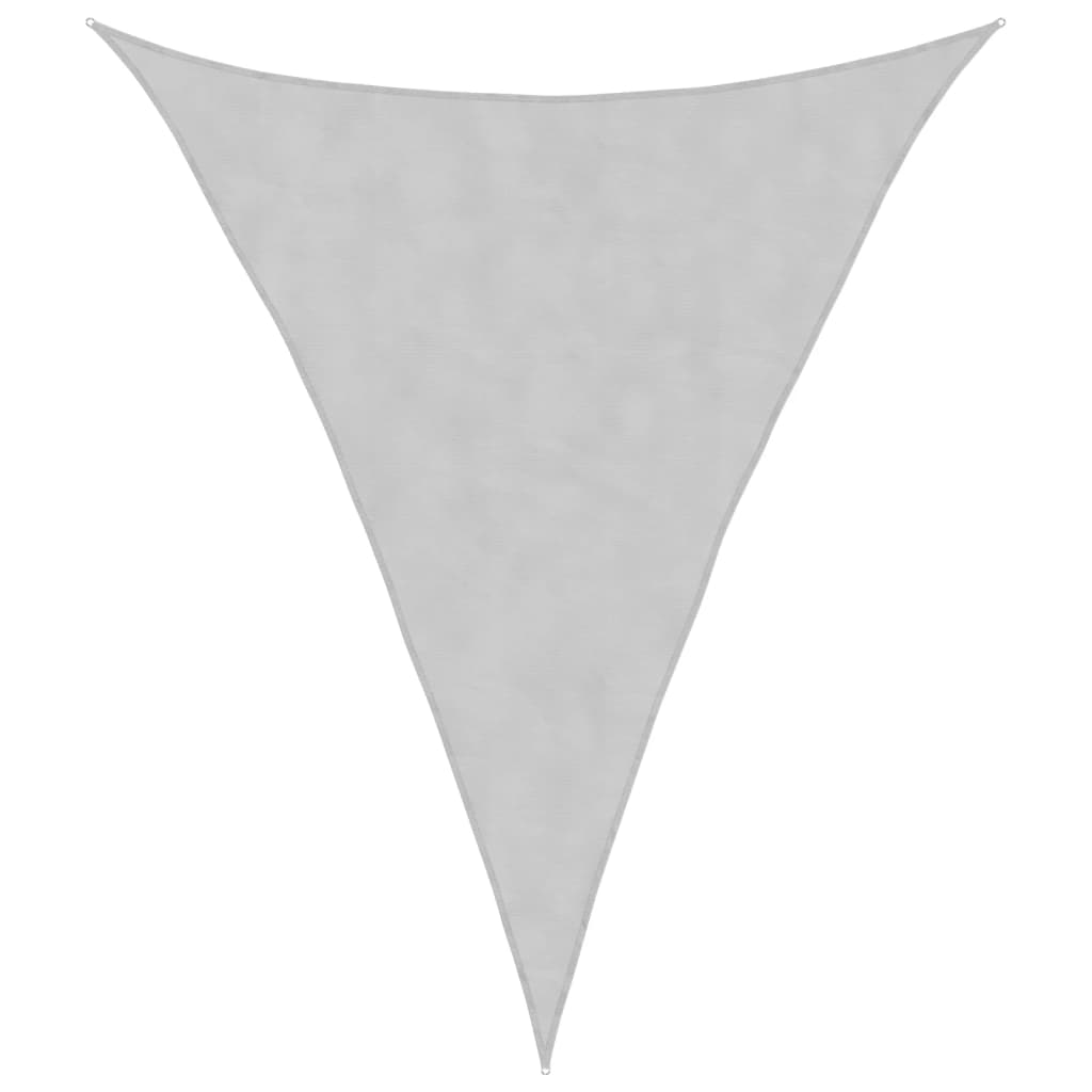 vidaXL Sun Shade Sail Light Grey 4x5x5 m 100% Polyester Oxford