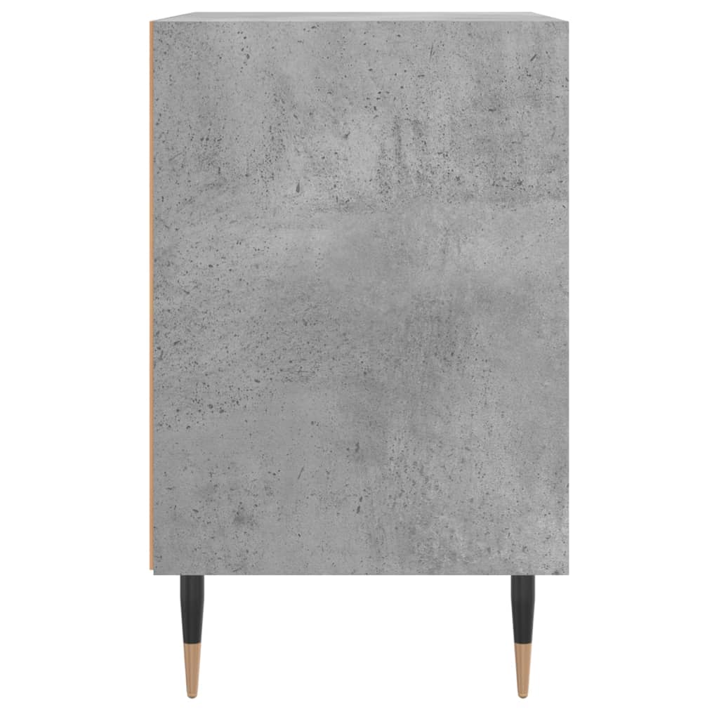 vidaXL Bedside Cabinet Concrete Grey 40x30x50 cm Engineered Wood