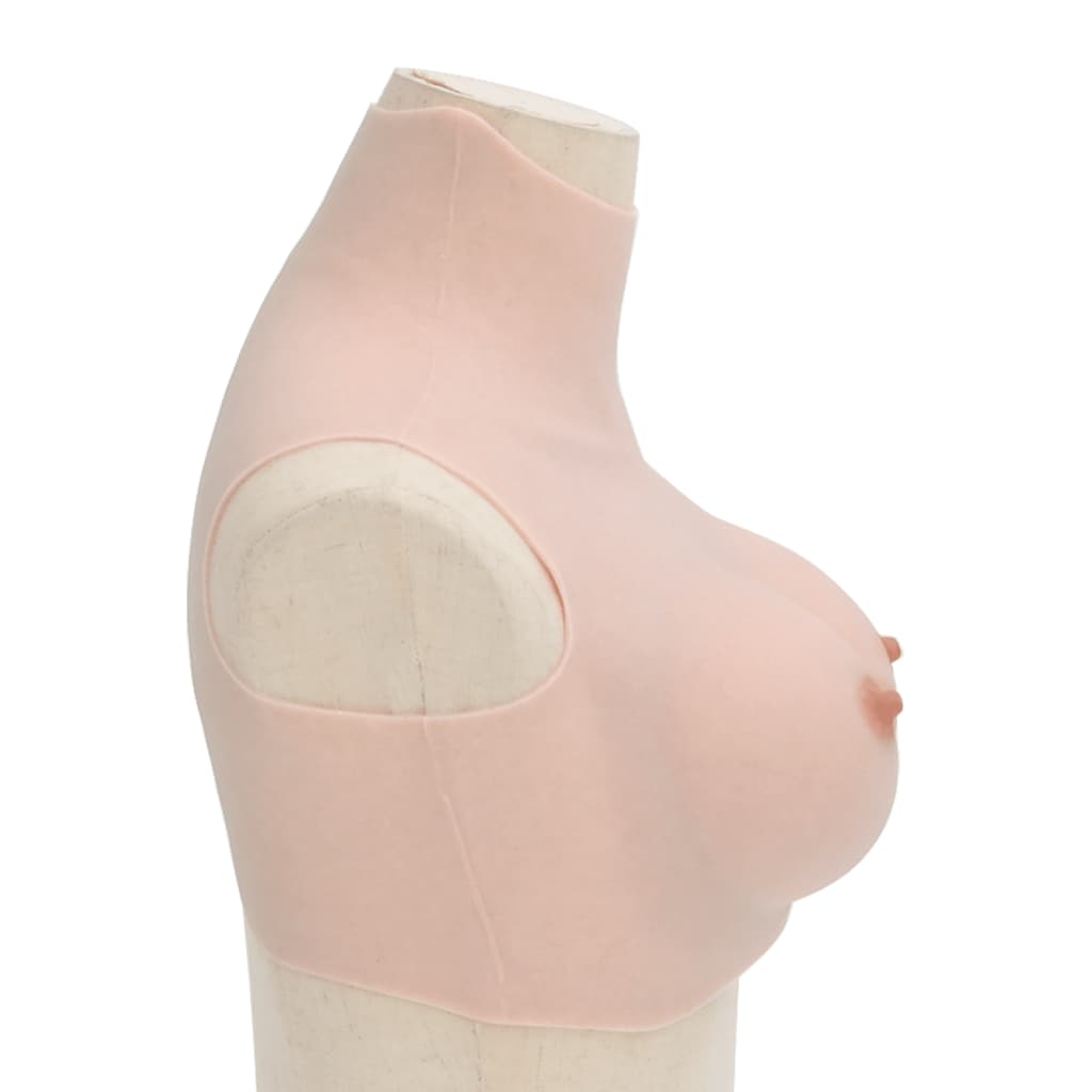 vidaXL Silicone Breastplate Caucasian D Cup