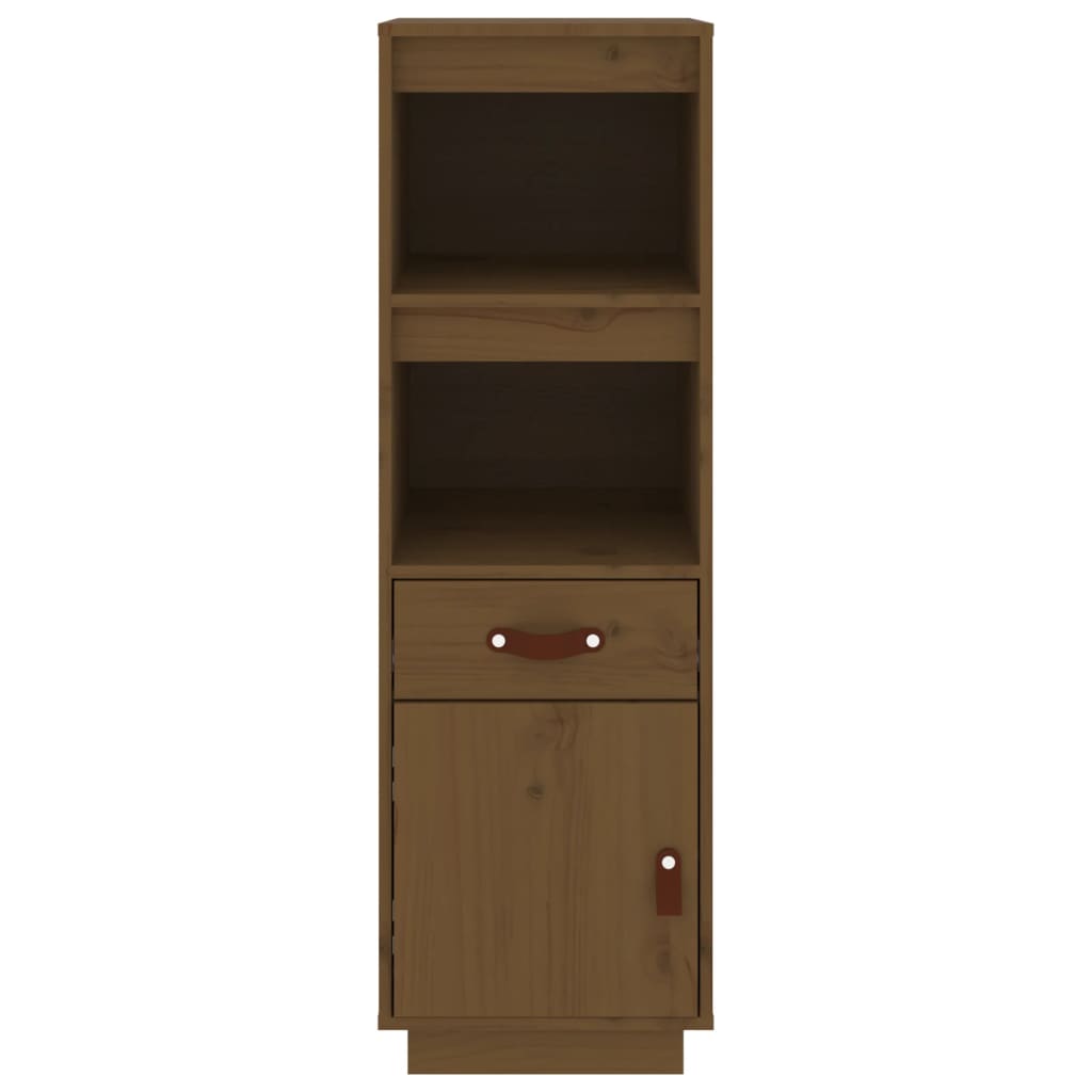 vidaXL Highboard Honey Brown 34x40x108,5 cm Solid Wood Pine