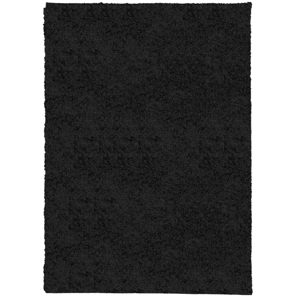 vidaXL Shaggy Rug PAMPLONA High Pile Modern Black 200x280 cm