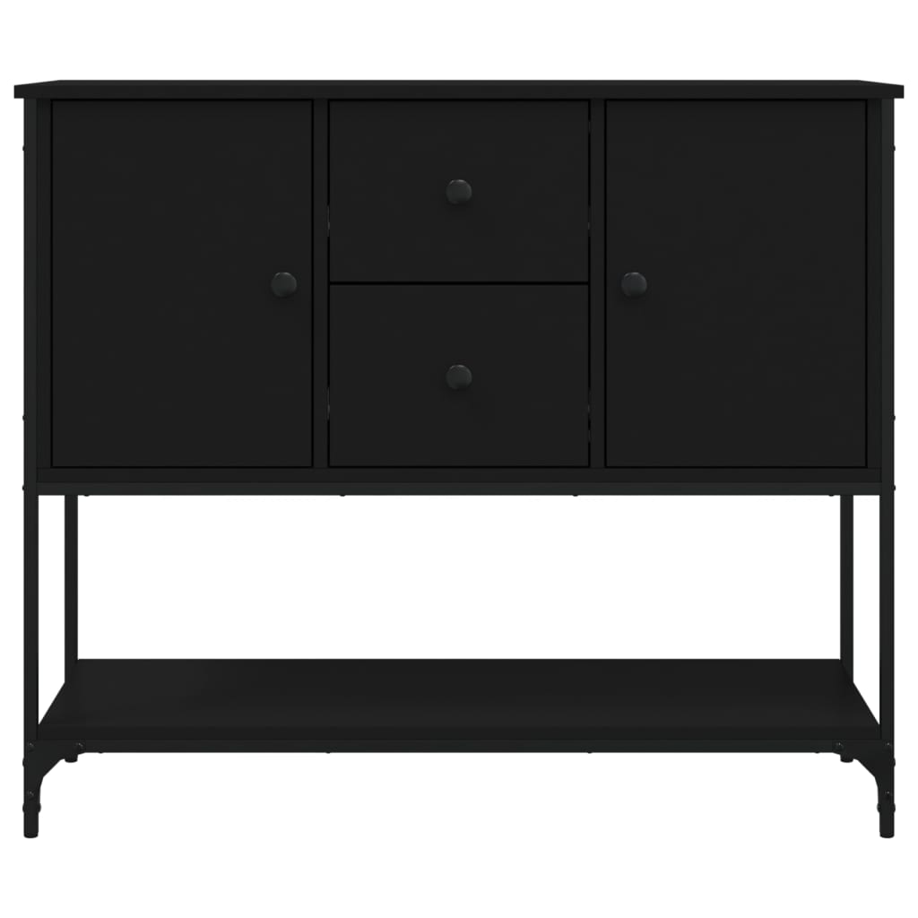 vidaXL Sideboard Black 100x36x85 cm Engineered Wood