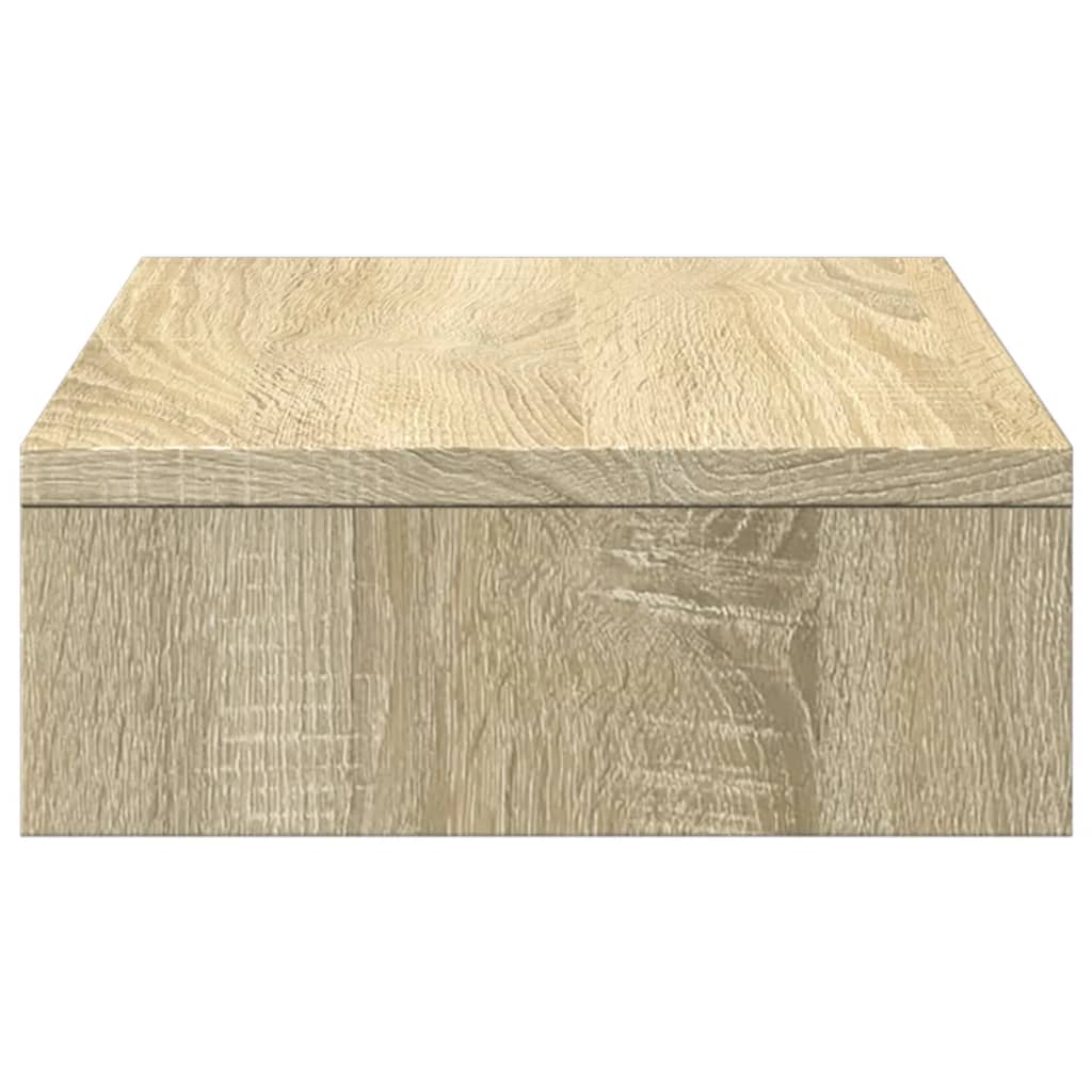 vidaXL Monitor Stand Sonoma Oak 50x27x10 cm Engineered Wood